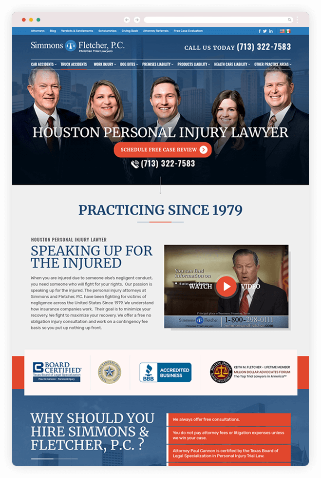 Personal Injury Lawyer Case Study